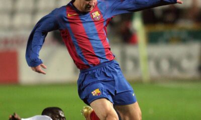 Leo Messi en uno de sus primeros partidos con el primer equipo del FC Barcelona (2004). EFE/Morell/Archivo.