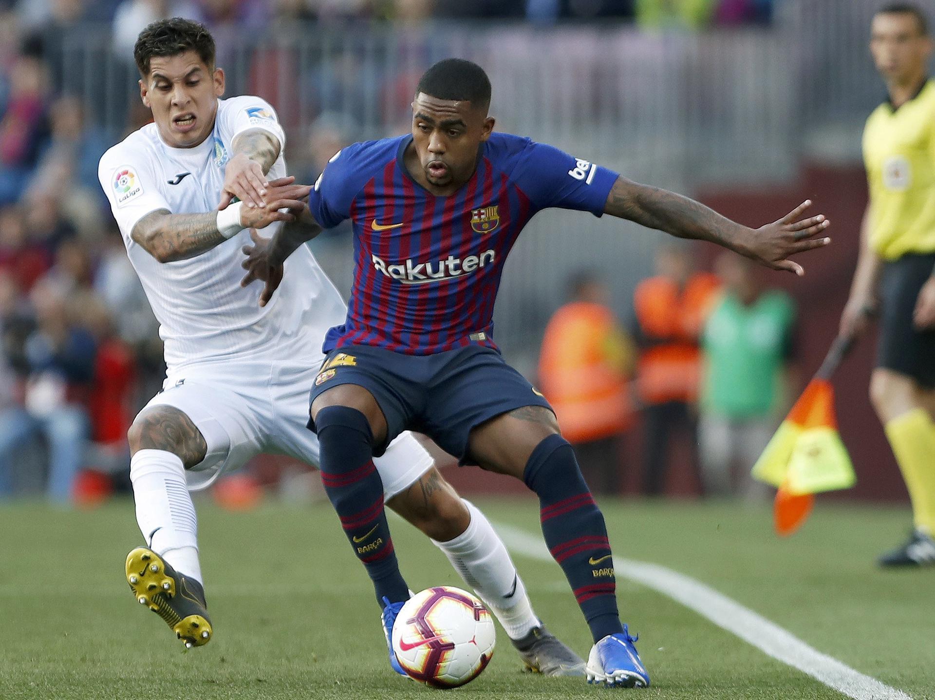 Malcom, en una foto de archivo durante su etapa en el Barcelona.- EFE/Andreu Dalmau