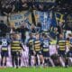 Los jugadores del Parma celebran el 1-2. EFE/EPA/ALESSANDRO DI MARCO