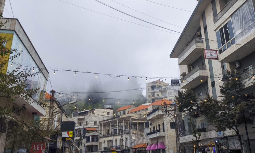 Aley, la cuarta ciudad más grande del Líbano y situada en la región de Monte Líbano, a unos 15 kilómetros de Beirut. EFE/Isaac J. Martín