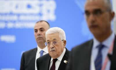 El presidente palestino Mahmud Abás hoy en Kazan. EFE/EPA/ALEXANDER ZEMLIANICHENKO / POOL