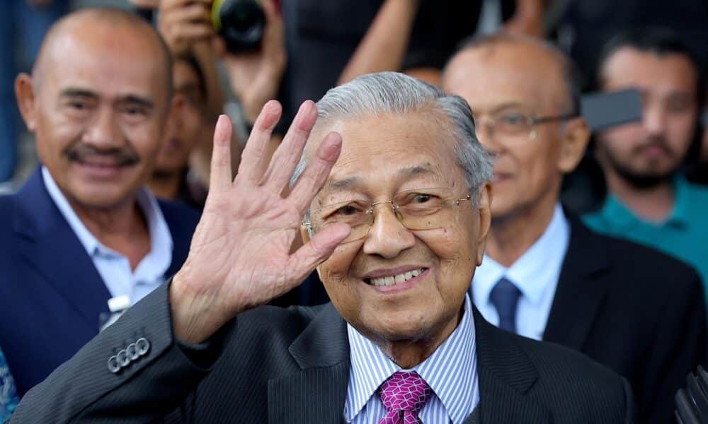 Fotografía de archivo del ex primer ministro malasio Mahathir Mohamad.
EFE/EPA/FAZRY ISMAIL