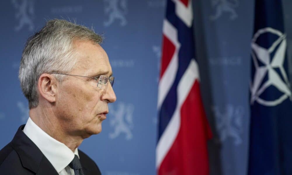 Jens Stoltenberg, quien se despide este martes del cargo de secretario general de la OTAN, en una imagen de archivo. EFE/EPA/THOMAS FURE NORWAY OUT