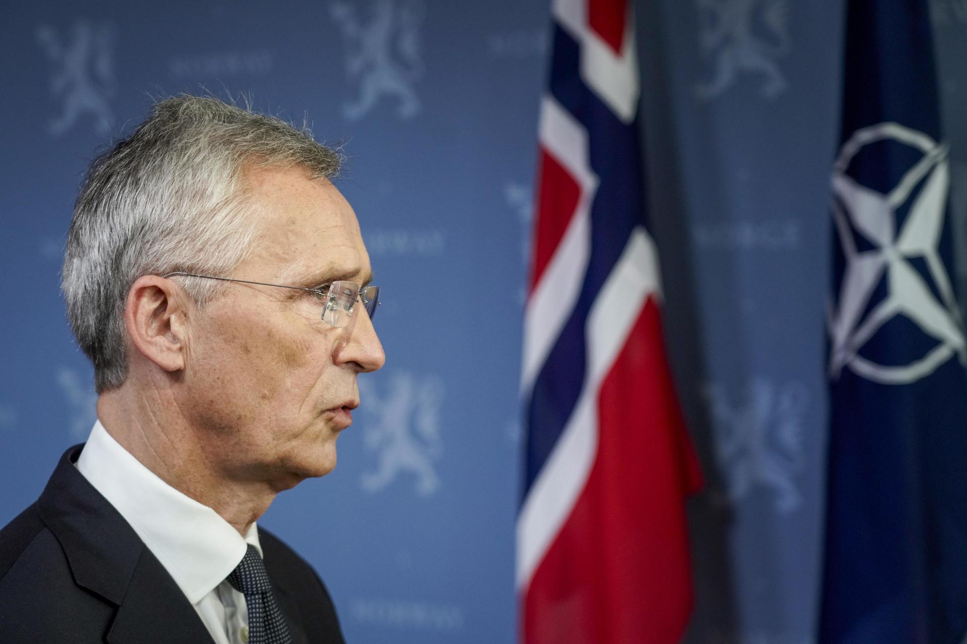 Jens Stoltenberg, quien se despide este martes del cargo de secretario general de la OTAN, en una imagen de archivo. EFE/EPA/THOMAS FURE NORWAY OUT