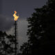 Fotografía de una torre dePetrobras. EFE/ Isaac Fontana