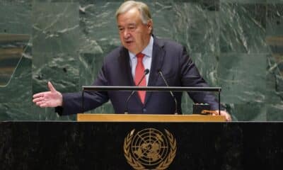 Fotografía del secretario general de la ONU, António Guterres. EFE/Justin Lane