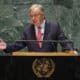 Fotografía del secretario general de la ONU, António Guterres. EFE/Justin Lane