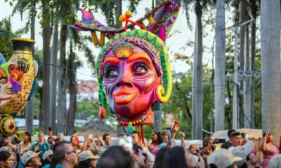 Fotografía cedida por la oficina de prensa de la Presidencia de Colombia del acto de apertura de la Zona Verde de la COP16, este lunes en Cali (Colombia). Petro pidió a los gobiernos del mundo avanzar en hechos concretos en las reuniones en las que se discuten asuntos vitales, como la biodiversidad y el cambio climático, pues los problemas que enfrentan se solucionan con acciones y no con limosnas. EFE/ Presidencia De Colombia / SOLO USO EDITORIAL/ SOLO DISPONIBLE PARA ILUSTRAR LA NOTICIA QUE ACOMPAÑA (CRÉDITO OBLIGATORIO)