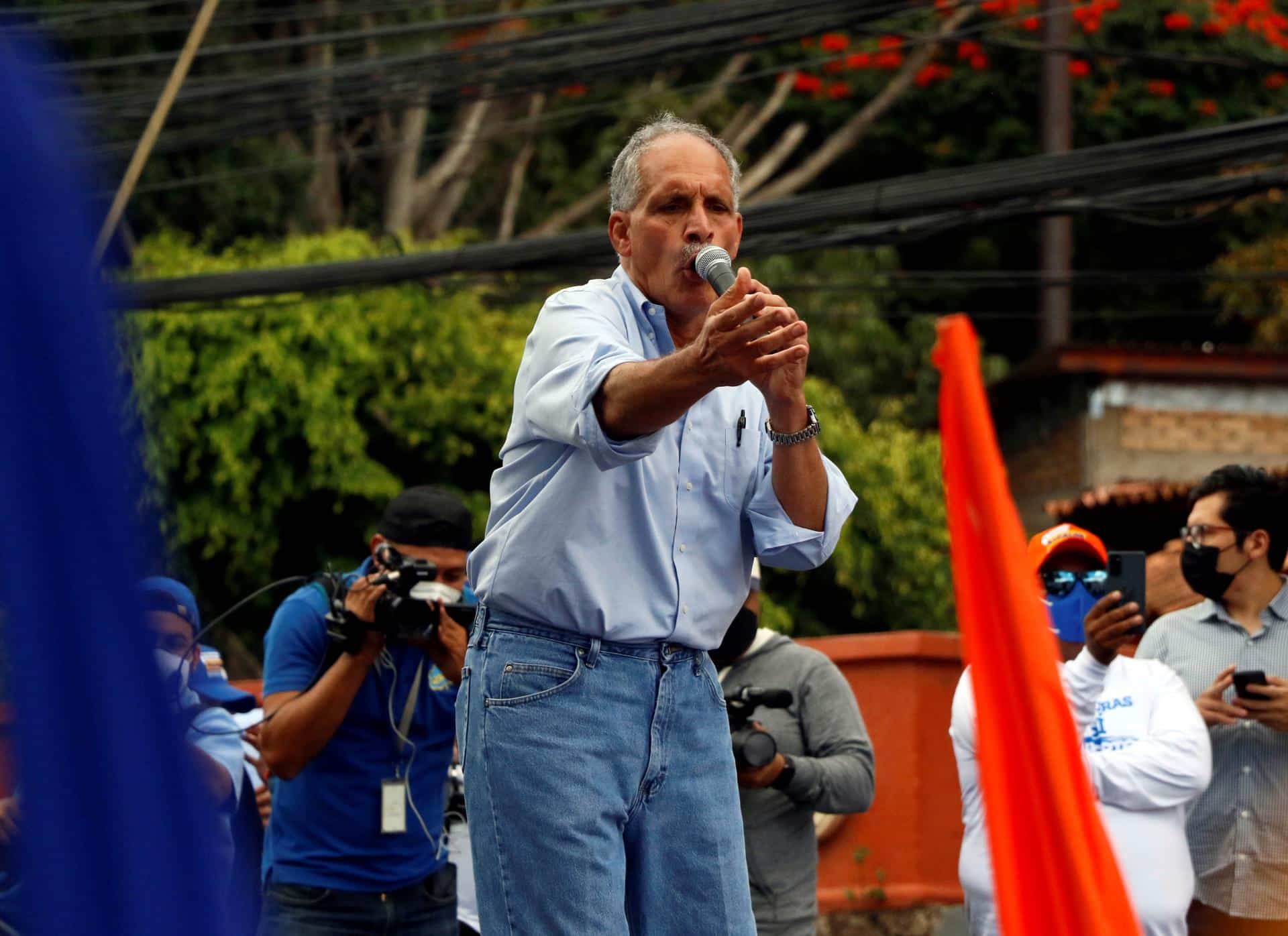 Fotografía de archivo del exalcalde Nasry Juan Asfura, en Tegucigalpa. EFE/Humberto Espinoza