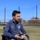 El entrenador del Washington Spirit, Jonatan Giráldez, durante una entrevista en la ciudad deportiva que el Spirit comparte con el DC United de la MLS en Leesburg, Virginia (EE. UU). EFE/Octavio Guzmán