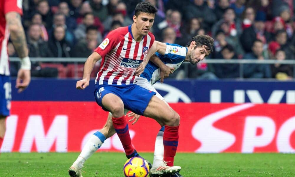 Rodrigo Hernández (i), durante su etapa en el Atlético de Madrid, en una foto de archivo. EFE/Rodrigo Jimenez