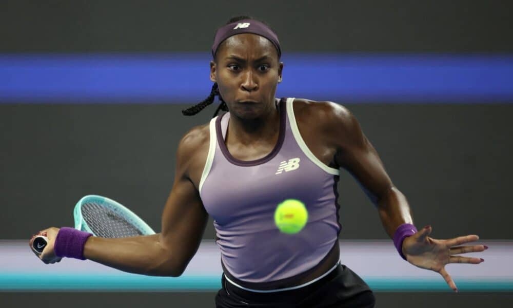 La estadounidense Coco Gauff, cuarta cabeza de serie del Abierto de China EFE/EPA/ANDRES MARTINEZ CASARES