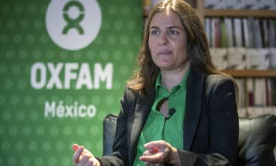 La directora ejecutiva de Oxfam México, Alexandra Haas Paciuc, habla durante una entrevista con EFE en la Ciudad de México, (México). Archivo. EFE/Isaac Esquivel