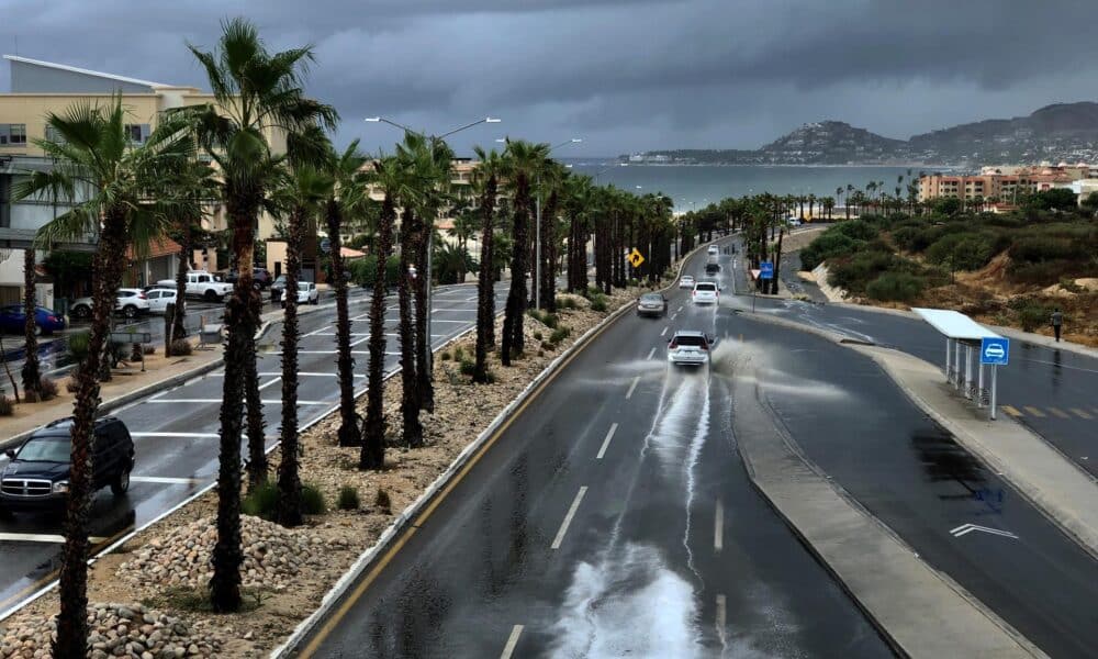 Imagen de archivo de una vista general de las zonas afectadas por las constantes lluvias en Los Cabos, en el estado de Baja California Sur (México). EFE/Jorge Reyes