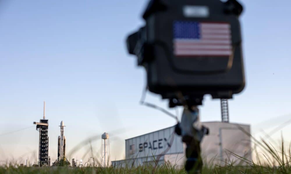 Fotografía de una nave espacial SpaceX. EFE/Cristóbal Herrera-Ulashkevich