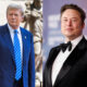 Combo de fotografías de archivo del expresidente y actual candidato republicano a las elecciones presidenciales de Estados Unidos, Donald Trump (i), y el magnate y propietario de la red social X, Elon Musk. EFE/ Jim Lo Scalzo/Caroline Brehman ARCHIVO