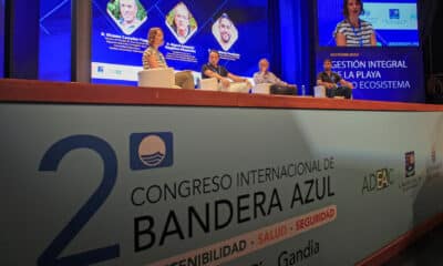 Jornada inaugural del 2º Congreso Internacional de Bandera Azul, que se desarrolla del 22 al 24 de octubre en l'Alfàs del Pi (Alicante) y Gandía (Valencia) para compartir experiencia de países de los cinco continentes. EFE/Morell