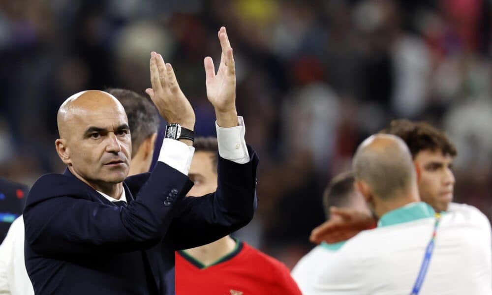 El seleccionador de fútbol de Portugal, el español Roberto Martínez. EFE/EPA/ROBERT GHEMENT