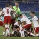 Jugadoras de Polonia celebran un gol de Kinga Wyrwas en un partido del grupo D de la Copa Mundial Femenina sub-17. EFE/ Orlando Barria