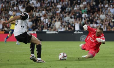 Imagen de archivo de un partido del Valencia en Mestalla. EFE / Manuel Bruque.