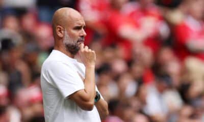 El entrenador del Man City, Pep Guardiola. EFE/EPA/ANDY RAIN