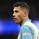 Rodri, del Manchester City, durante un partido de Liga de Campeones.EFE/EPA/ADAM VAUGHAN