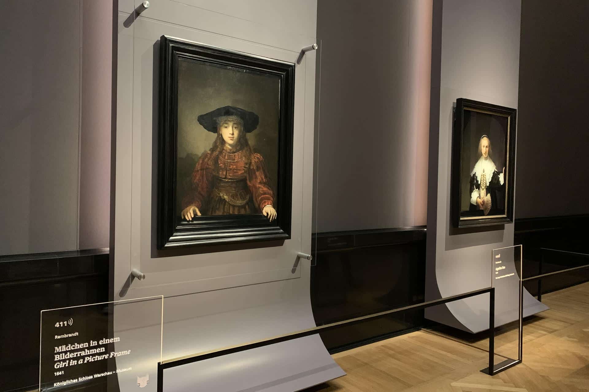 La muestra "Rembrandt-Hoogstraten: Color e ilusión". EFE/ Juan Aguilar