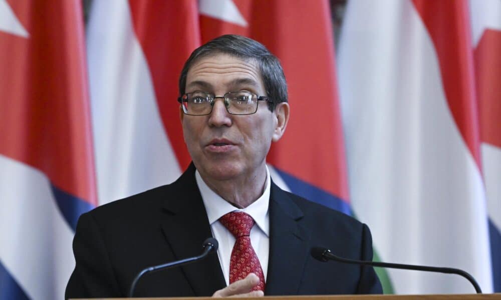 Fotografía de archivo del canciller cubano, Bruno Rodríguez Parrilla. EFE/Szilard Koszticsak