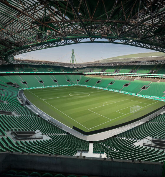 Render del proyecto para el Estadio José Alvalade de Lisboa, donde juega el Sporting de Portugal, que tendrá el sello del arquitecto español Mark Fenwick.EFE/Cedida por el Estudio de Mark Fenwick