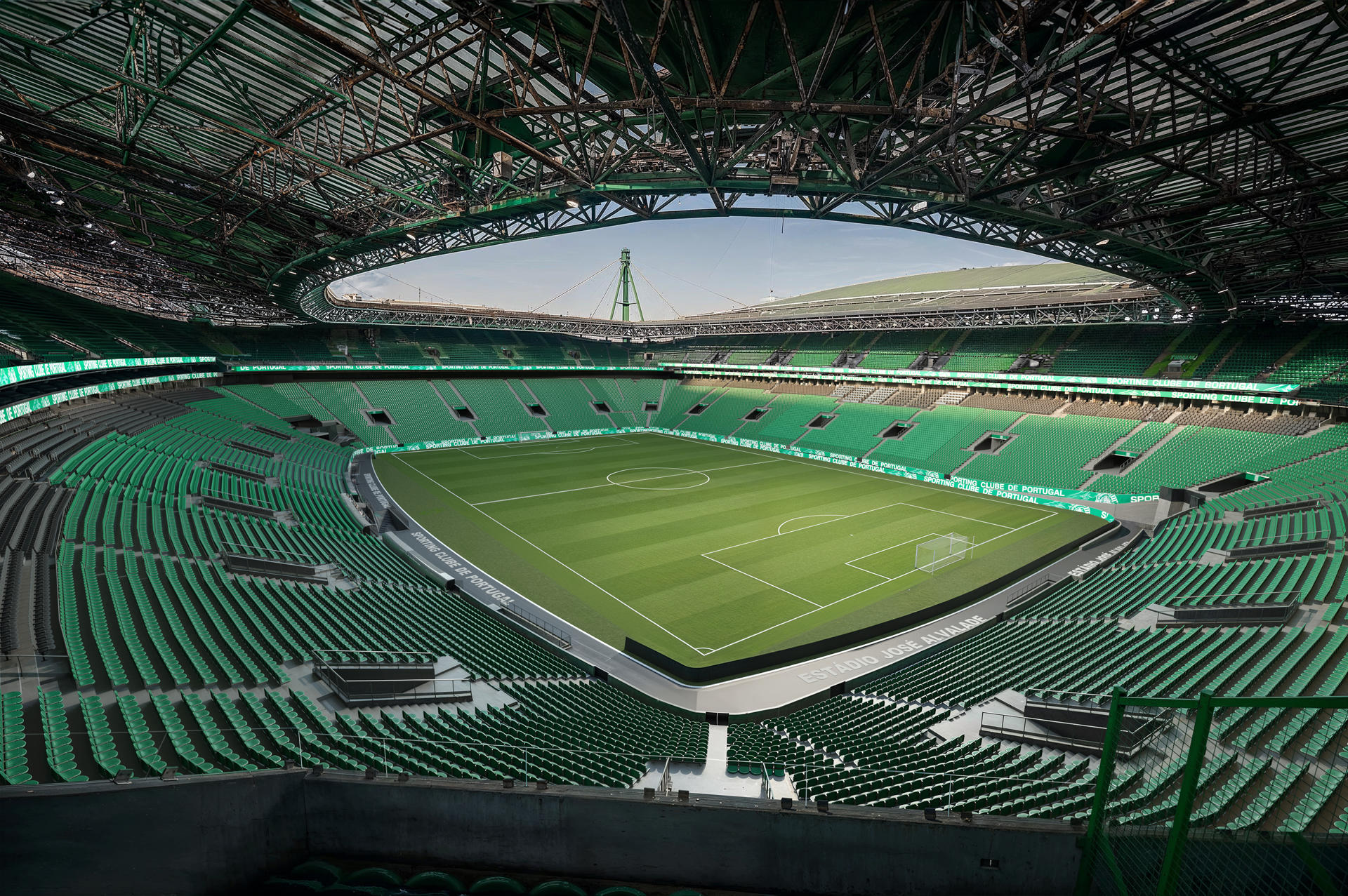 Render del proyecto para el Estadio José Alvalade de Lisboa, donde juega el Sporting de Portugal, que tendrá el sello del arquitecto español Mark Fenwick.EFE/Cedida por el Estudio de Mark Fenwick