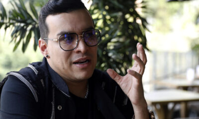 Fotografía de archivo del cantante colombiano Yeison Jiménez durante una entrevista con EFE el 29 de febrero de 2024 en Medellín (Colombia). EFE/ Luis Eduardo Noriega Arboleda