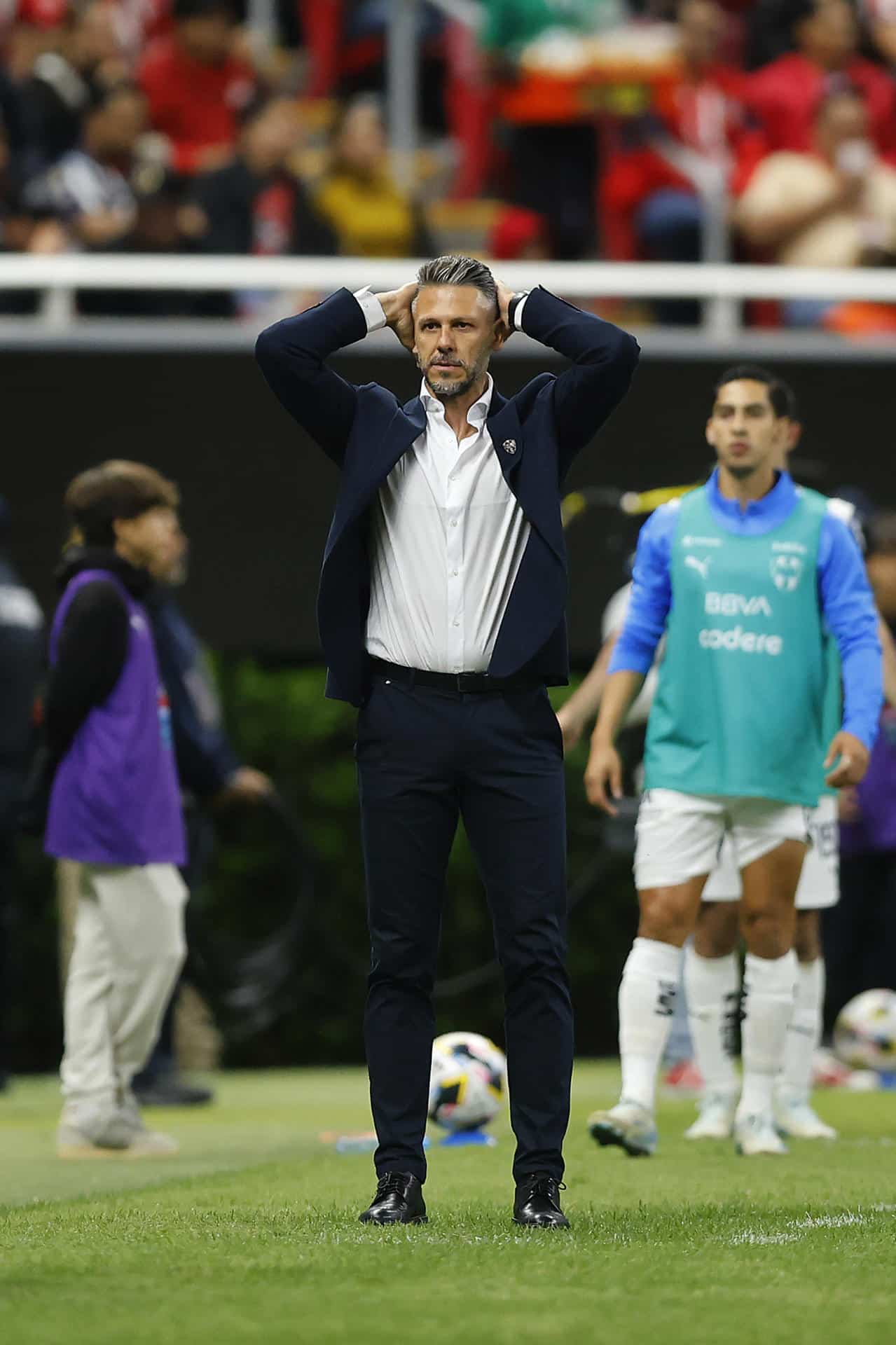 Imagen de archivo del entrenador Monterrey, Martin Demichelis. EFE/Francisco Guasco