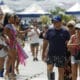 Imagen de archivo de turistas de un crucero marítimo que son recibidos por el Rey Momo, por la Reina y por la princesa del carnaval de Río de Janeiro. EFE/ Antonio Lacerda