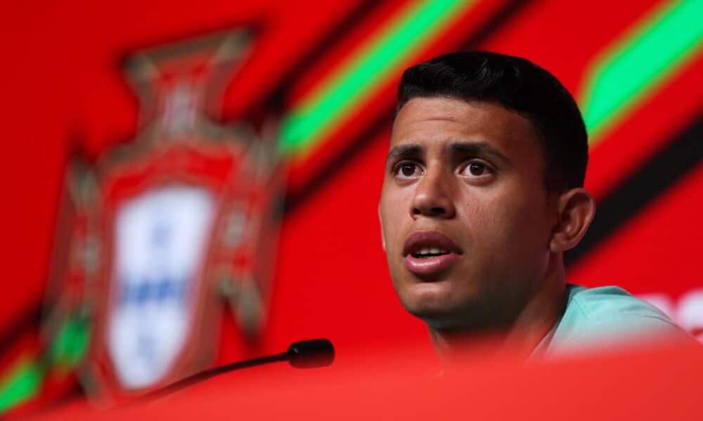 Imagen de archivo del jugador del Manchester City y de la selección portuguesa Matheus Nunes. EFE/EPA/JOSE SENA GOULAO