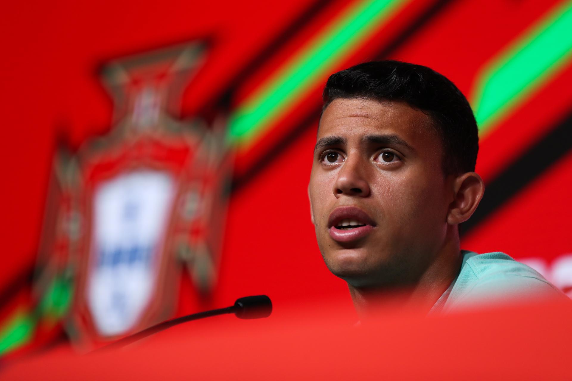 Imagen de archivo del jugador del Manchester City y de la selección portuguesa Matheus Nunes. EFE/EPA/JOSE SENA GOULAO