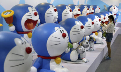 Imagen de archivo de una exposición sobre Doraemon. EPA/WU HONG