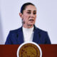 La presidenta de México, Claudia Sheinbaum, habla este miércoles, durante su primer conferencia de prensa, ofrecida en Palacio Nacional de la Ciudad de México (México). EFE/ Sáshenka Gutiérrez