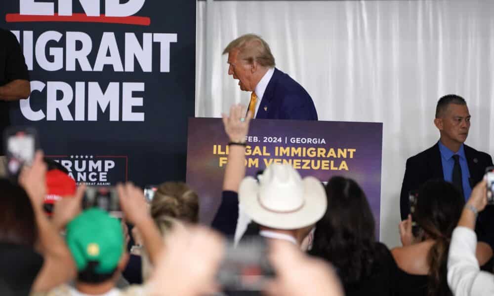 El candidato presidencial republicano, el expresidente Donald Trump (2017-2021) en Austin, Texas, EE.UU. el 25 de octubre de 2024. EFE/DUSTIN SAFRANEK