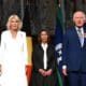 El rey Carlos III de Gran Bretaña (2-D) y la reina Camila (2-I) asisten a una recepción parlamentaria ofrecida por el primer ministro australiano, Anthony Albanese, y su pareja, Jodie Jaydon, en la Casa del Parlamento en Canberra, Australia, el 21 de octubre de 2024. EFE/EPA/LUKAS COCH AUSTRALIA AND NEW ZEALAND OUT