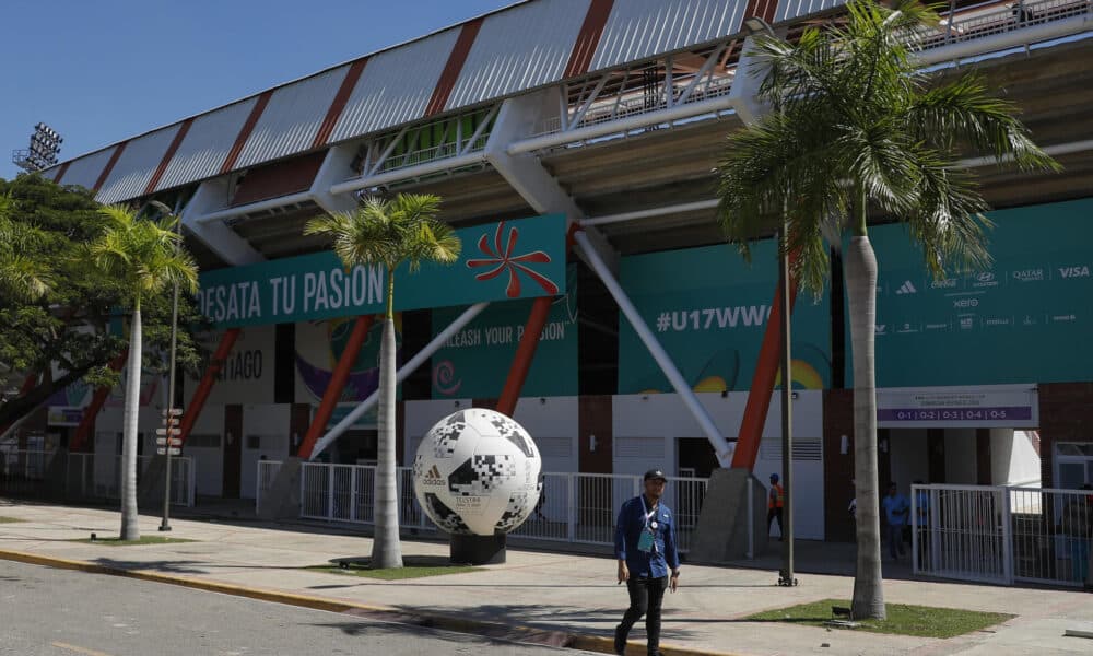 El estadio Cibao FC, en Santiago de los Caballeros (R. Dominicana), acogerá desde este miércoles a los grupos A y C del Mundial sub-17 femenino. EFE/ Diana Sánchez