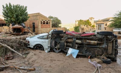 Destrozos causados por la dana en Letur (Albacete), este jueves. EFE/ Ismael Herrero