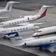 Imagen de archivo de aviones privados en un aeropuerto.EFE/Urs Jaudas