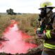 Imagen de archivo de un experto en derrame de hidrocarburos. EFE/Ulises Ruíz Basurto