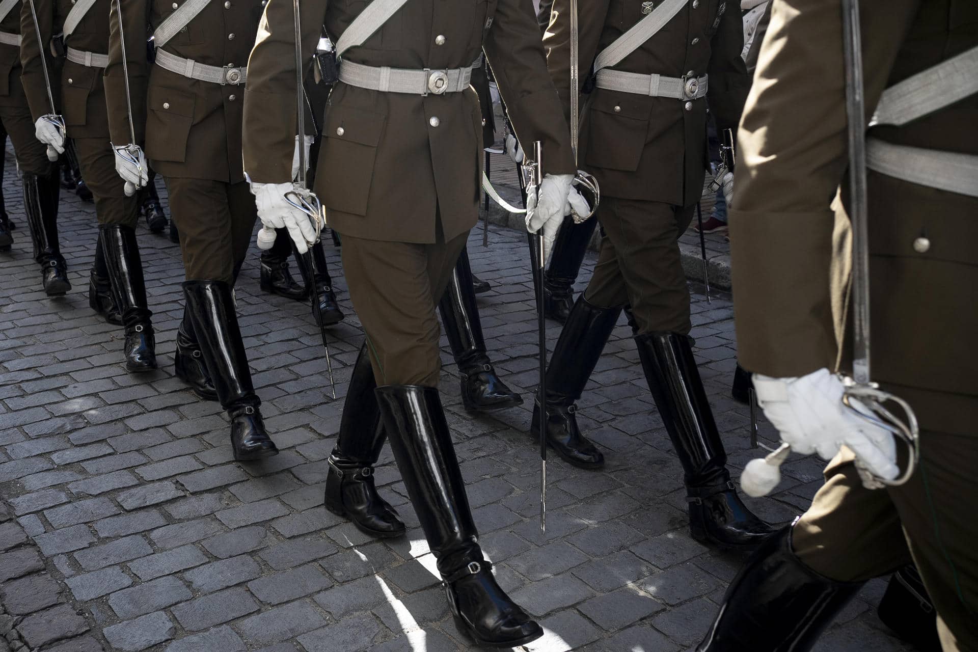 Foto de archivo de carabineros de Chile durante un desfile. EFE/ Adriana Thomasa