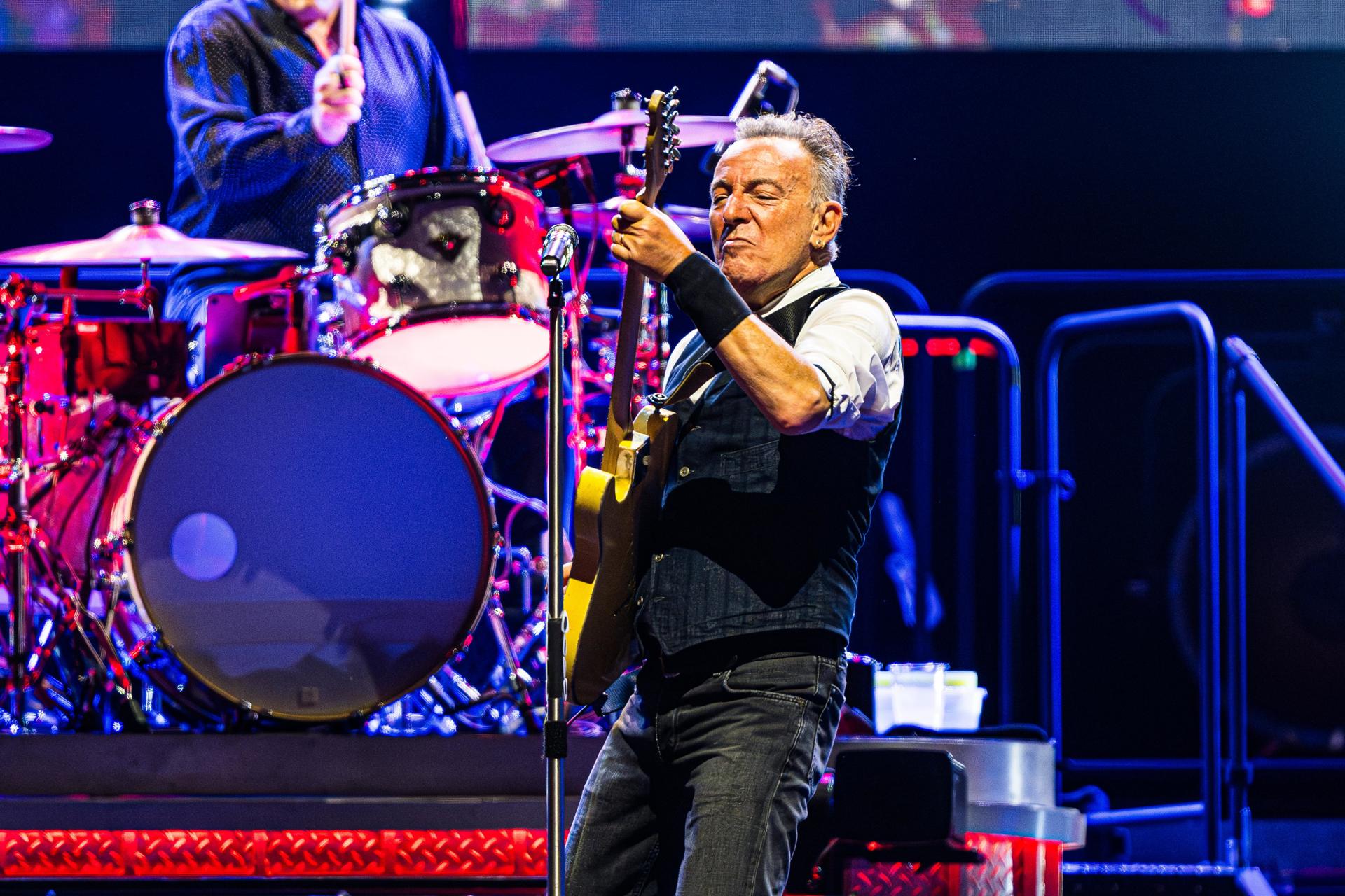 Fotografía de archivo en donde se ve al artista estadounidense Bruce Springsteen. EFE/Magnus Lejhall