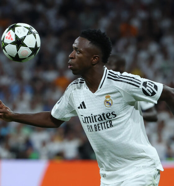 Vinicius Junior, en un partido de esta temporada de la Liga de Campeones. EFE / Kiko Huesca.