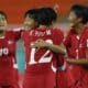 Jugadoras de Corea del Norte celebran un gol ante Inglaterra en un partido del Mundial Femenino sub-17. EFE/ Diana Sánchez