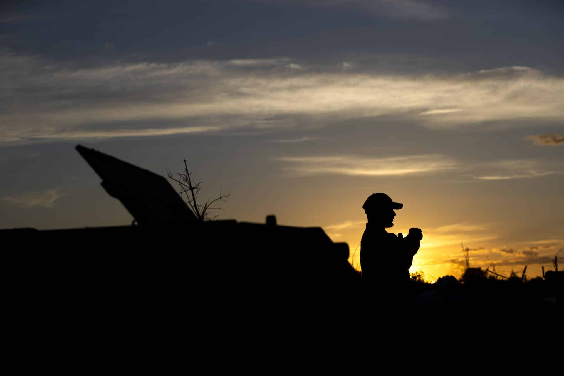 Imagen de archivo de un soldado ucraniano. EFE/Orlando Barría