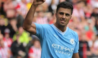 Rodri, jugador del Manchester City. EFE/EPA/ASH ALLEN