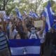 Fotografía de archivo que muestra a manifestantes que participan en una protesta en contra del gobierno del presidente Daniel Ortega, en Managua (Nicaragua). EFE/ . Stringer